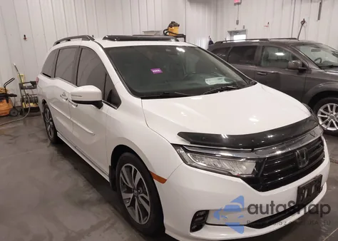 2022 Honda Odyssey Touring from USA, damaged, VIN 5FNRL6H88NB046826